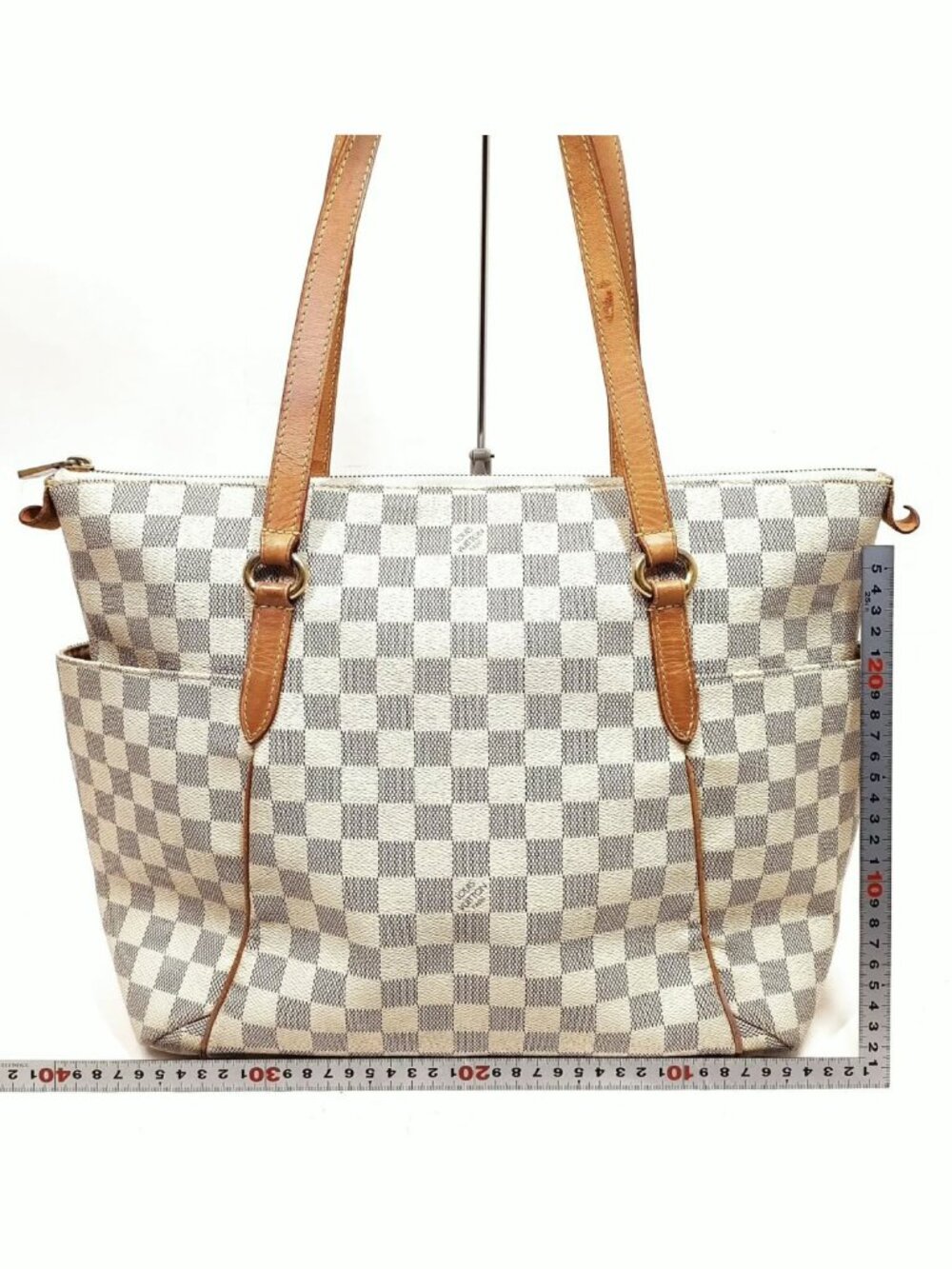 Authentic Louis Vuitton Totally MM Damier Azur Tote Bag - Picture 3 of 10